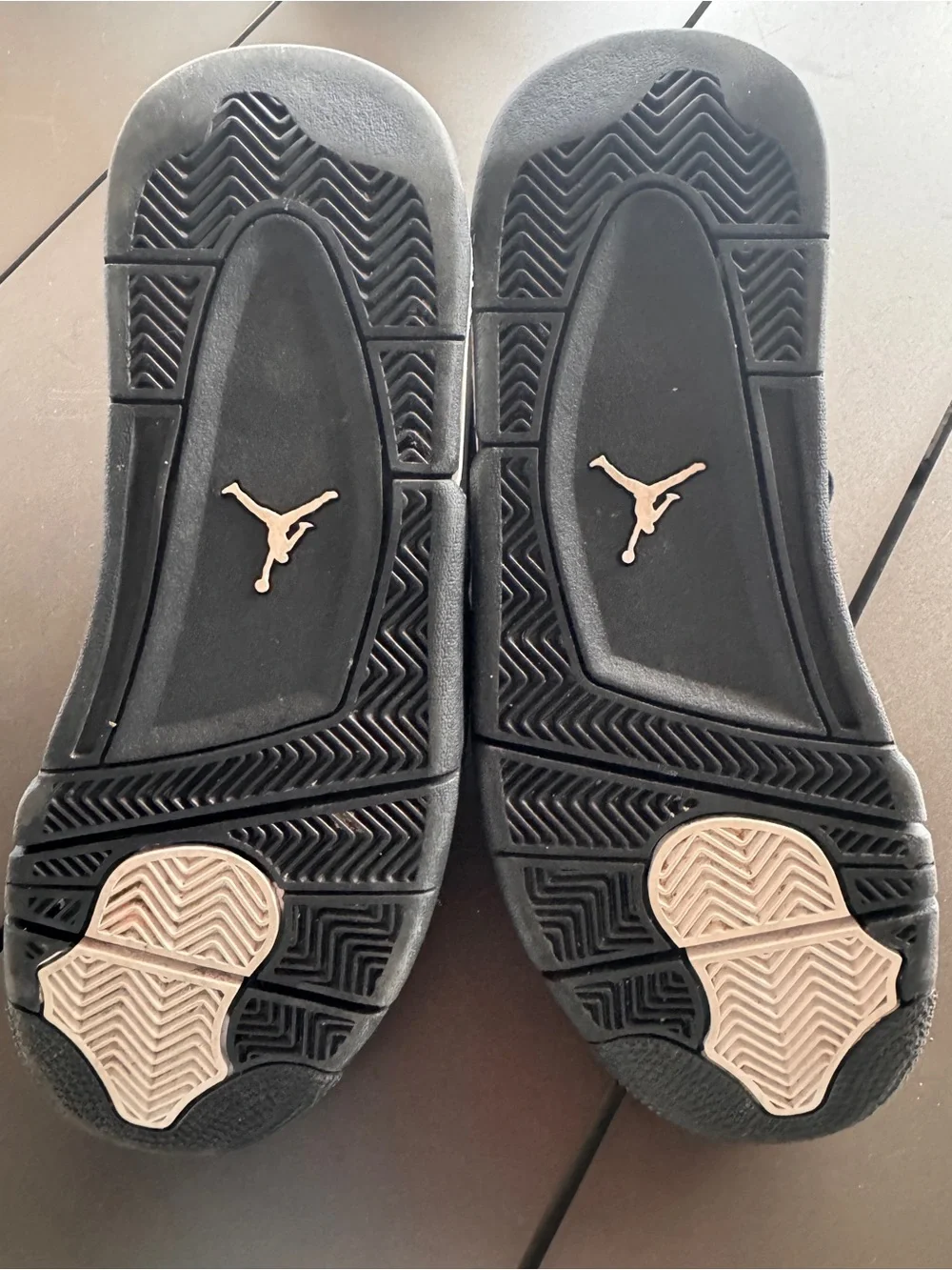 Jordan Men’s Black and White Sneakers